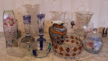 Lot de vases en verre