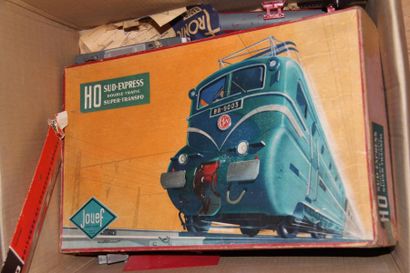 JOUEF HO Lot de wagons, locomotives et r...