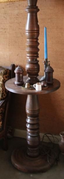 Lampe de parquet en bois naturel H : 148...