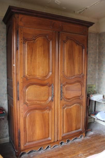 Armoire à deux portes XIXème s H : 240, L...