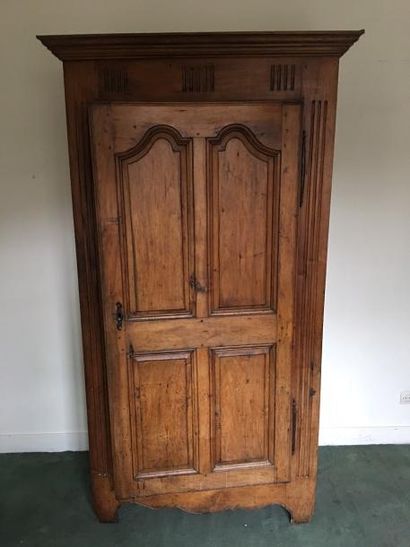 Bonnetière en bois naturel à une porte, éléments...