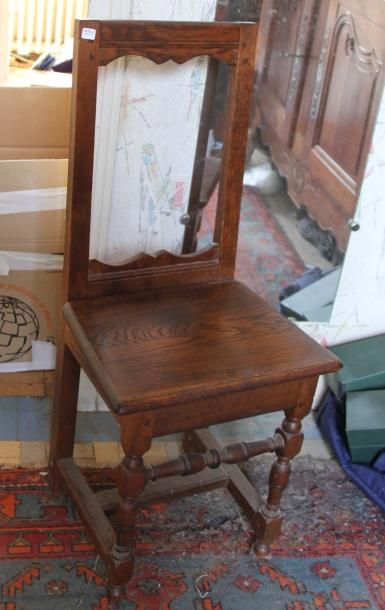 Chaise Loraine en bois naturel