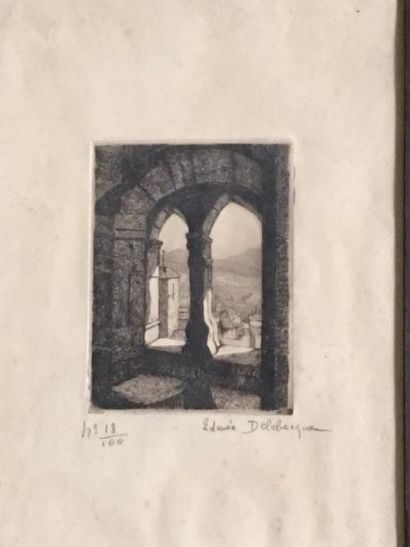 Trois lithographies (piqures)