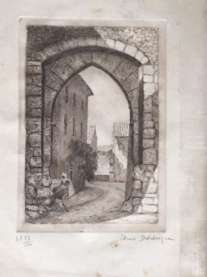 Trois lithographies (piqures)