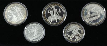 XXIIème Jeux Olympiques de Moscou 1980 Coffret...