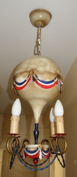 Suspension montgolfière, travail moderne...