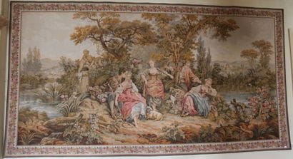 Tapisserie moderne dans le goût du XVIIIe...