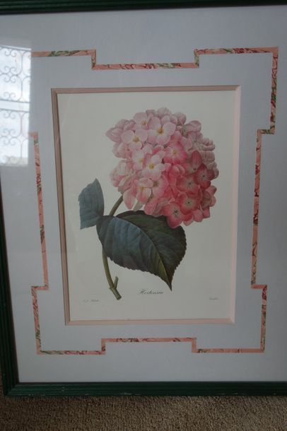 Lot de tableau, lithographies et pièces encadrées...