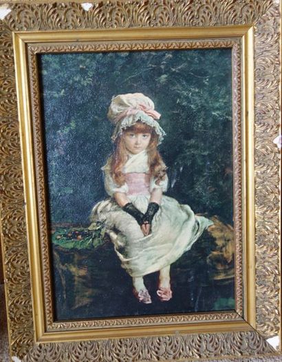 Lot de tableau, lithographies et pièces encadrées...