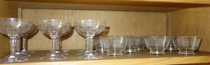 Lot de verres dépareillés