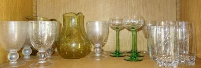 Lot de verres dépareillés