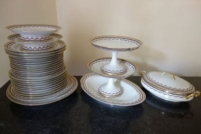 LANTERNIER Partie de service de table en...