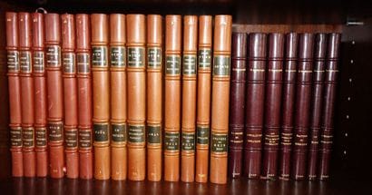 Lot de volumes reliés et brochés dont quatre...