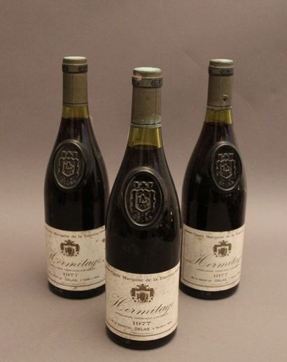3 bouteilles Hermitage (cuvée marquise de...
