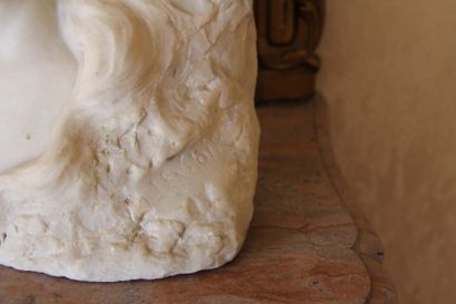 Etienne LENHOIR (1880-1910) Femme en buste...