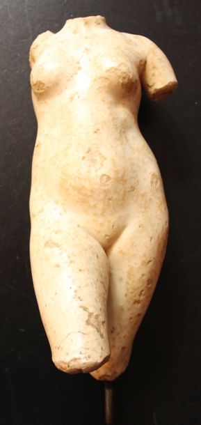 corps de femme acéphale en marbre
H : 42...