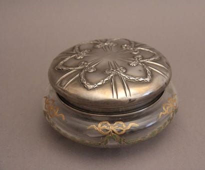 Lot en argent 950°/°° : - une bouteille en...