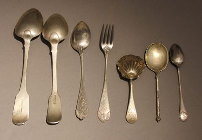 Lot en argent 800°/°°, 925°/°° et 950°/°°...