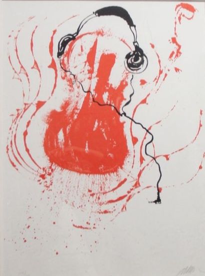 Fernandez ARMAN (1928-2005) Sérigraphie Composition...