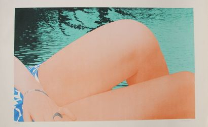 Gérard SCHLOSSER (1931-) Jambes nues Sérigraphie...