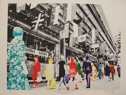 Gérard FROMANGER (1939-) Au Printemps Sérigraphie...