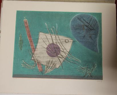 Henri GOETZ (1909-1989) Le même au centre...