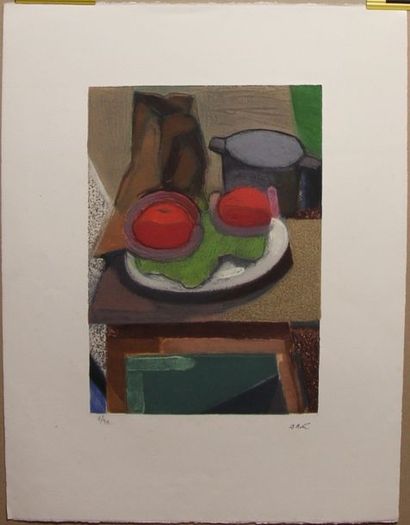 Alfred RETH (1884-1966) Nature morte Gravure...
