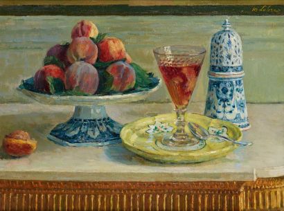 Maurice LOBRE (1862-1951) Nature morte aux...