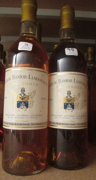 12 bouteilles CH. BASTOR-LAMONTAGNE, Sauternes...