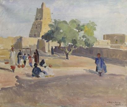Marie Louise CIREE (1916-2015) Place du marché...