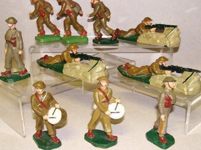 Armée britannique : 10 soldats dont Officier,...