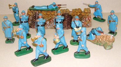 Infanterie de Ligne en tenue bleu horizon....