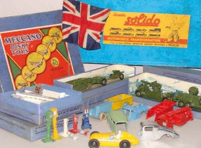 DINKY TOYS anglais et SOLIDO
Lot divers comprenant...