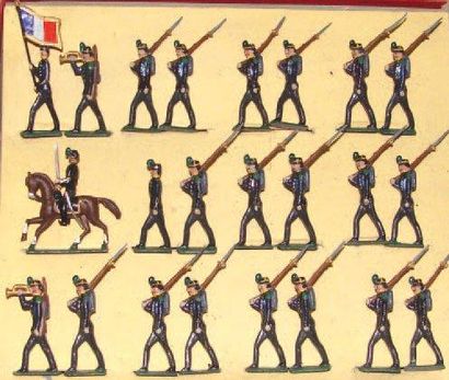 CBG ½ ronde bosse
Boite de Chasseurs à pied...