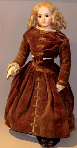 Poupée avec tête « Portrait « de Pierre François...