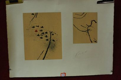 Pierre TALCOAT
Sans titre. Deux compositions...