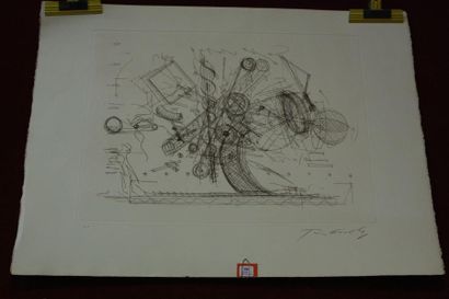 Jean TINGUELY
Meta - Caos. 1973. 35 x 47,5...