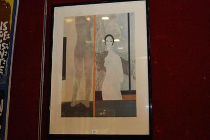 Jean JANSEM
Nu debout. 46 x 33 cm. Lithographie...