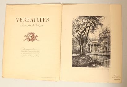 Réunion de dix portfolios d'art contenant...