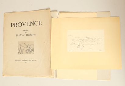 Réunion de dix portfolios d'art contenant...