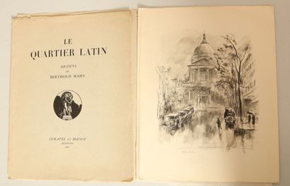 Réunion de dix portfolios d'art contenant...