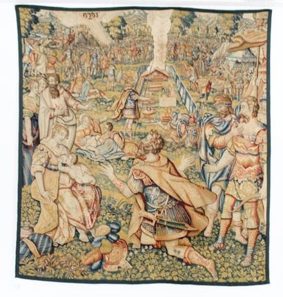 Panneau de tapisserie flamande (Bruxelles...