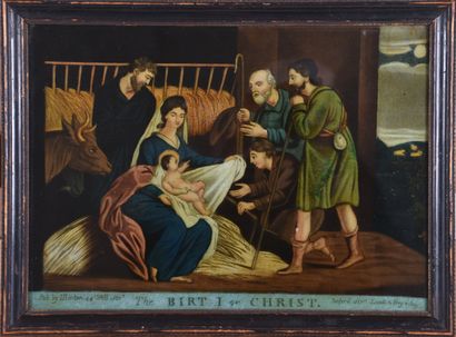 Londres XIXe, La naissance de l'enfant Jésus,...