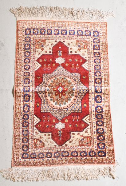Tapis Césaré (chaine, trame et velours en...