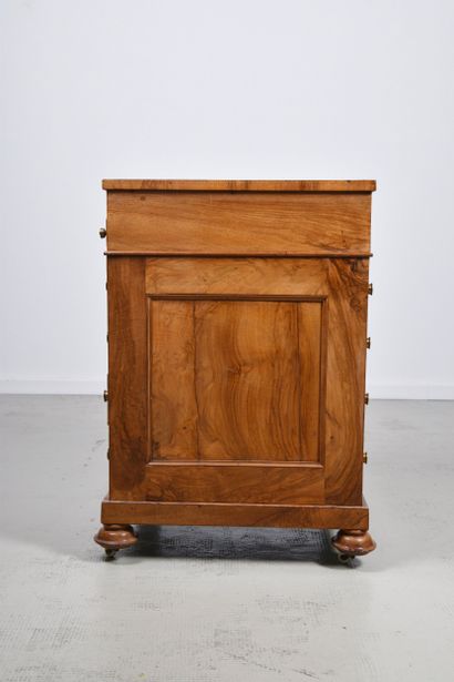Bureau Davenport Angleterre XIXe s en placage...