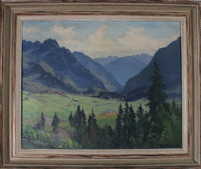 Frank Charles PEYRAUD (1858-1948), Paysage...