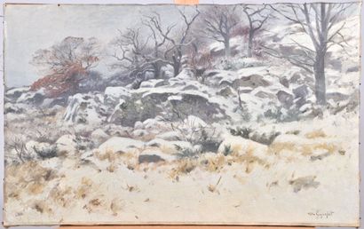 Wilhelm VON GEGERFELT (1844-1920), Paysage...