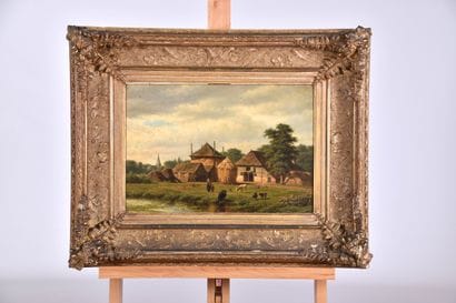 Willem Karel NAKKEN (1835-1926), Vue d'une...
