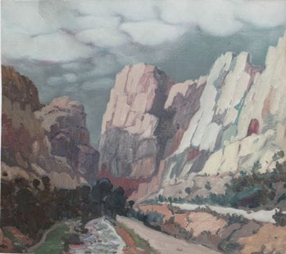 Attribué à Ivan TRICHKOV (1892 - 1959), Vallée...