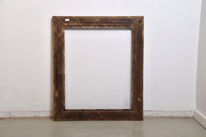 Angleterre XVIIe s, Cadre en bois sculpté...